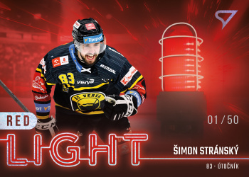 Simon Stransky Litvinov Tipsport ELH 2022/23 SportZoo 2. serie Red Light /50 #RL-34